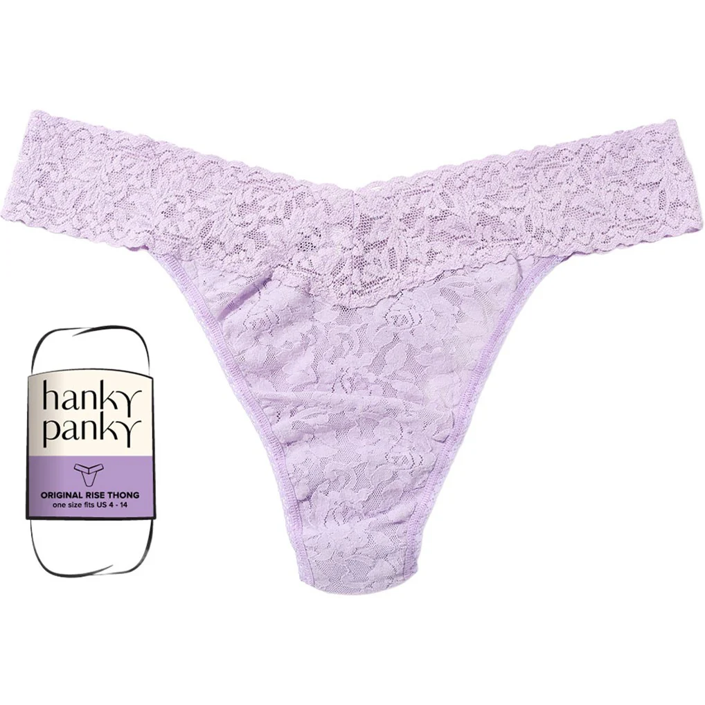 Hanky Panky - Womens Sig Lace Originalwrappd Thong - Image 10
