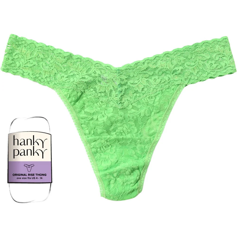 Hanky Panky - Womens Sig Lace Originalwrappd Thong - Image 12