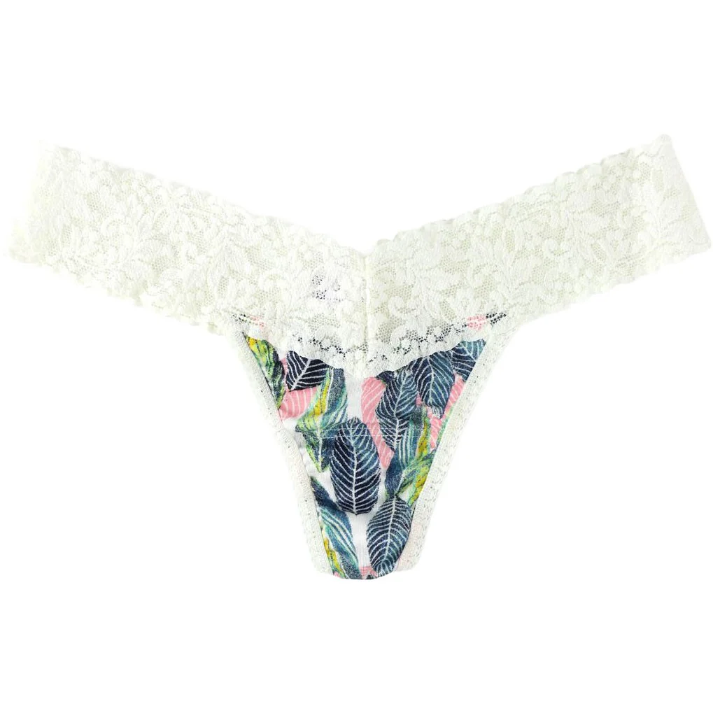 Hanky Panky - Womens Tropi Leaf Lower Thong
