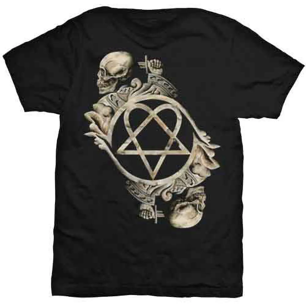 HIM - Unisex Bone Sculpture T-Shirt