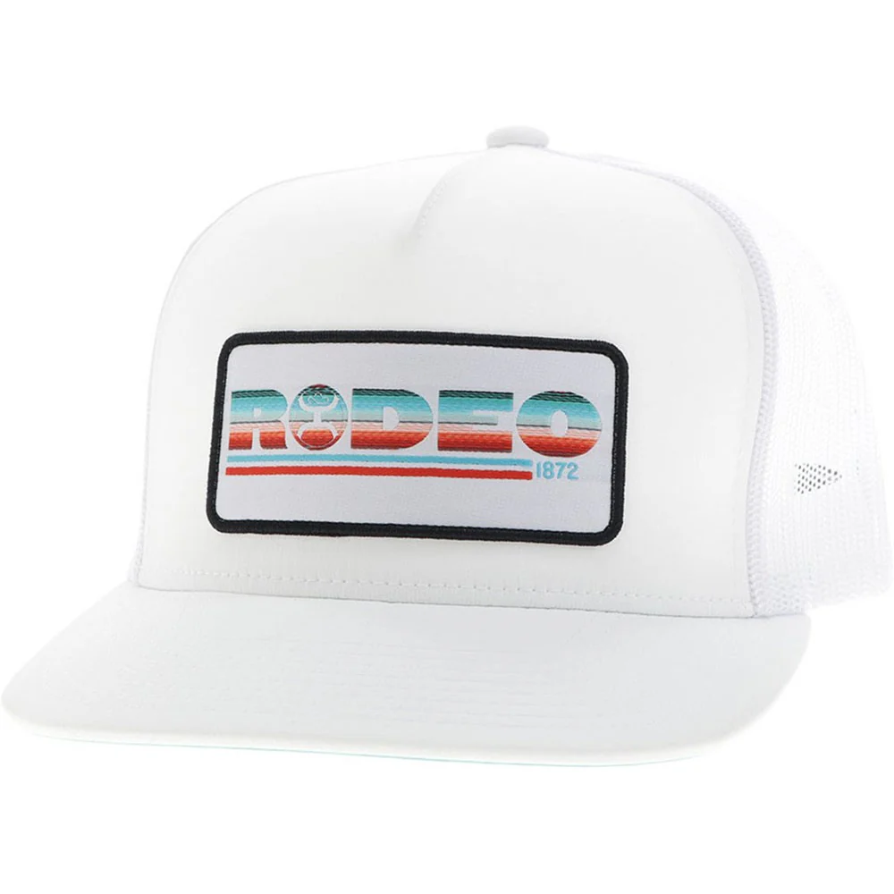Hooey - Boys Rodeo 5-Panel Trucker Cap With Serape Rectangle Patch