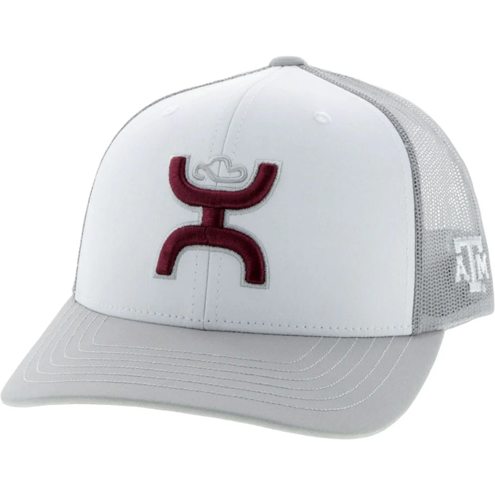 Hooey - Mens 5-Panel Cap Flat Bill With A&M Logo