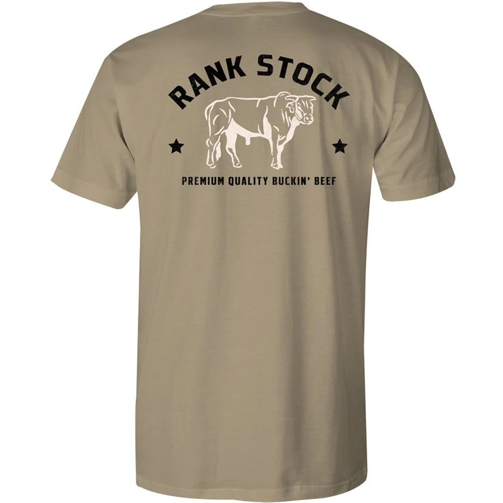 Hooey - Mens Charbray Crew Neck Short Sleeve T-Shirt With Pocket And Logo On Back