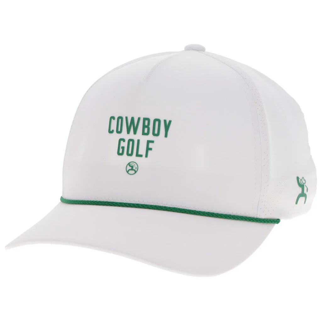 Hooey - Mens Cowboy Golf 5-Panel Trucker Cap With Cowboy Golf Logo - Image 2