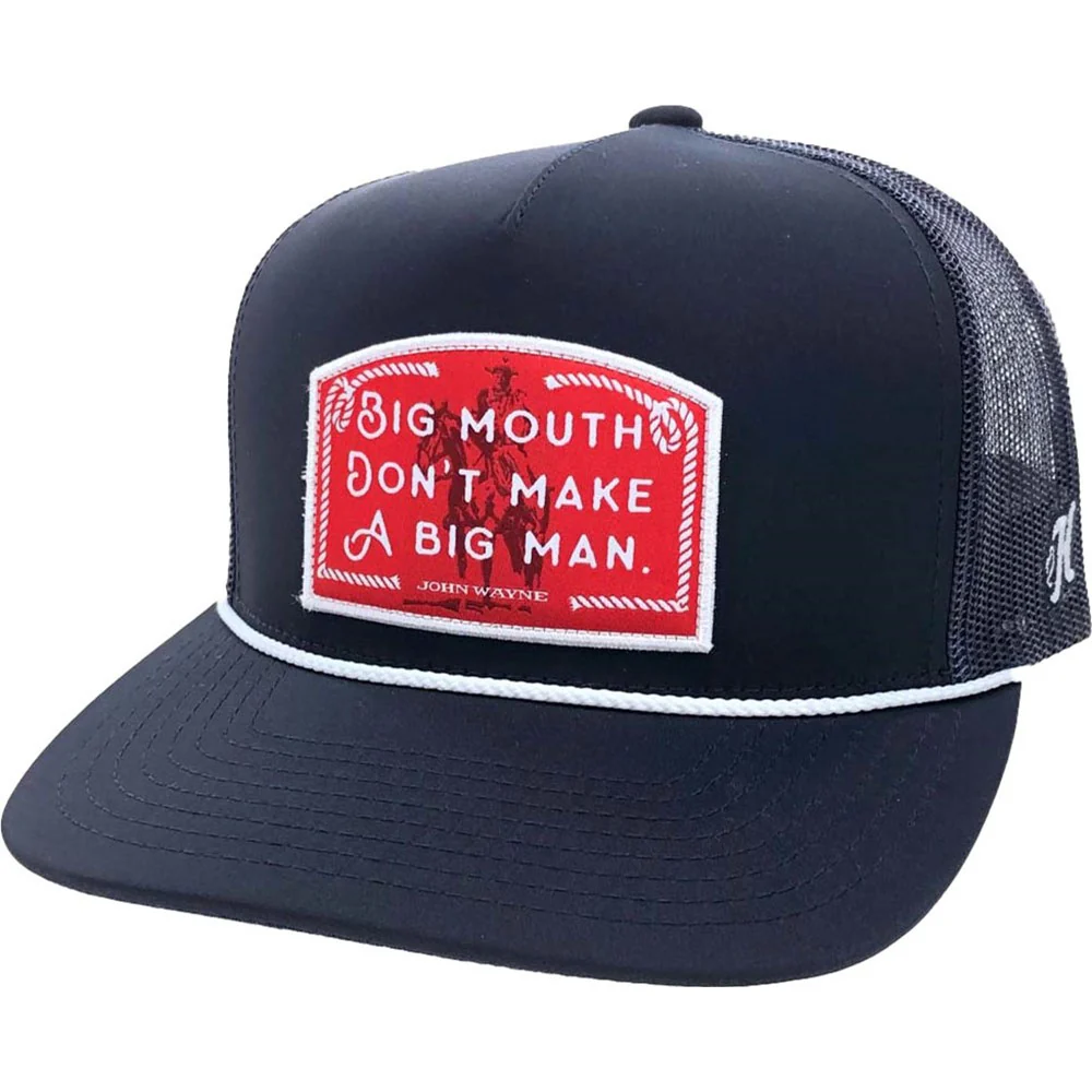 Hooey - Mens John Wayne 5-Panel Trucker Cap With Patch