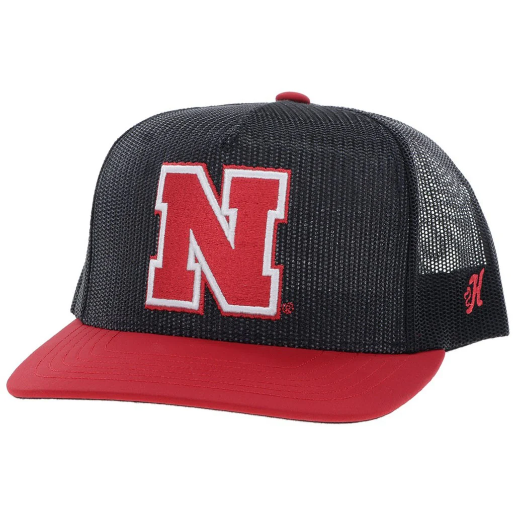 Hooey - Mens Nebraska 5-Panel Trucker Cap With N Embroidery - Image 2