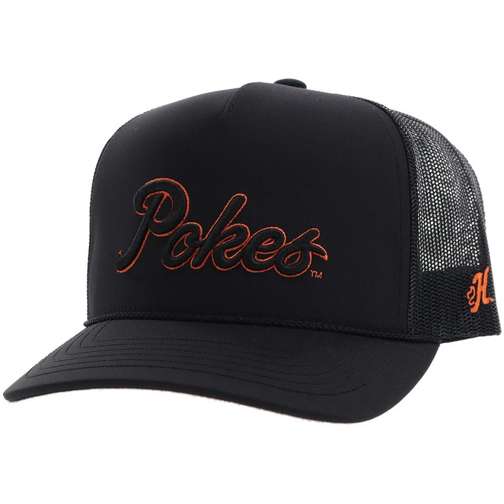 Hooey - Mens Oklahoma State 5-Panel Trucker Cap With Pokes