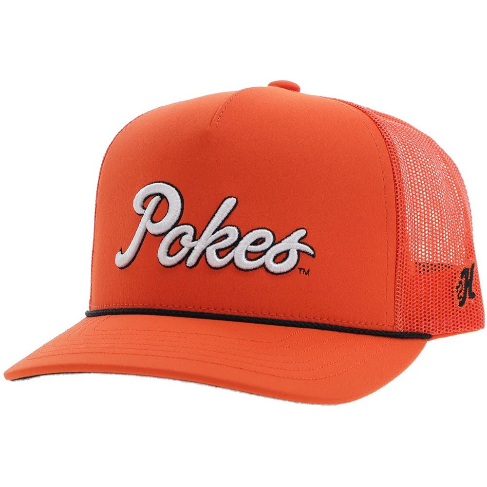 Hooey - Mens Oklahoma State 5-Panel Trucker Cap With Pokes - Image 2