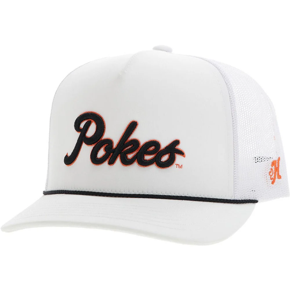 Hooey - Mens Oklahoma State 5-Panel Trucker Cap With Pokes - Image 3
