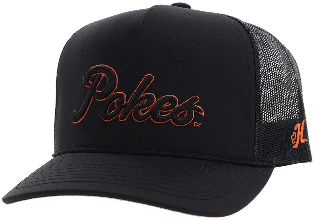 Hooey - Mens Oklahoma State 5-Panel Trucker Cap With Pokes - Image 4