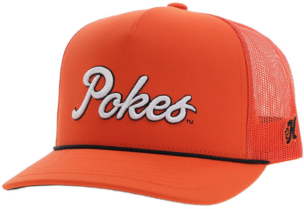 Hooey - Mens Oklahoma State 5-Panel Trucker Cap With Pokes - Image 5