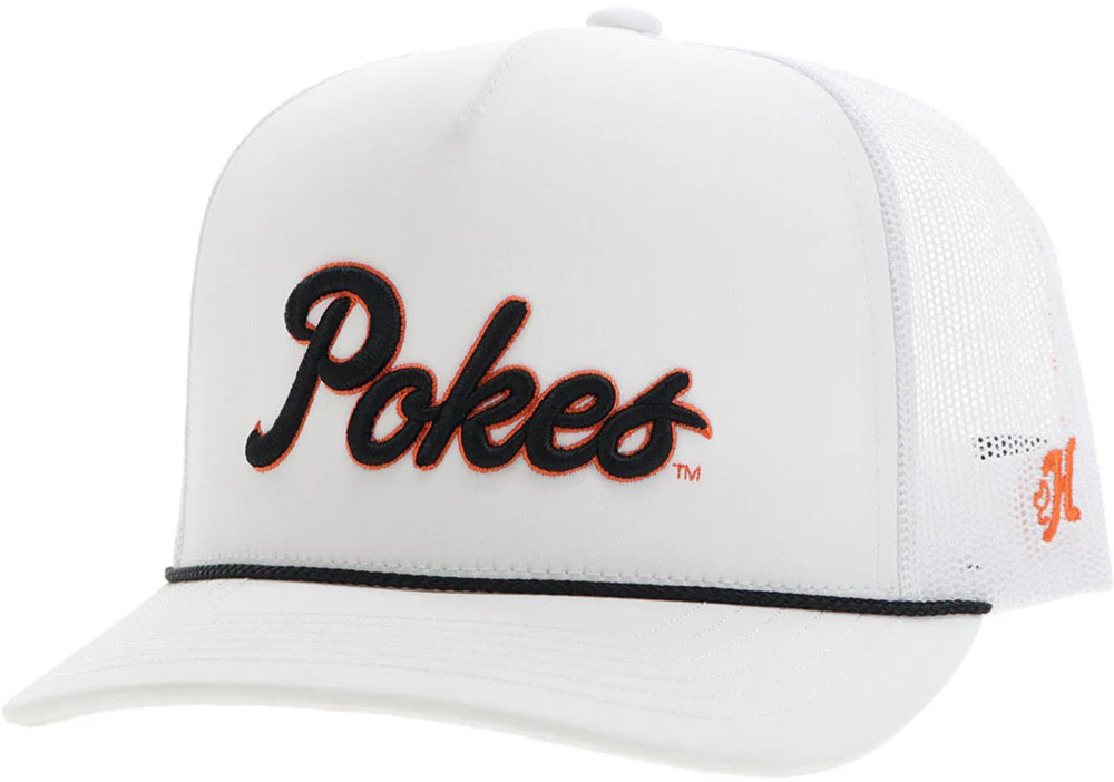 Hooey - Mens Oklahoma State 5-Panel Trucker Cap With Pokes - Image 6