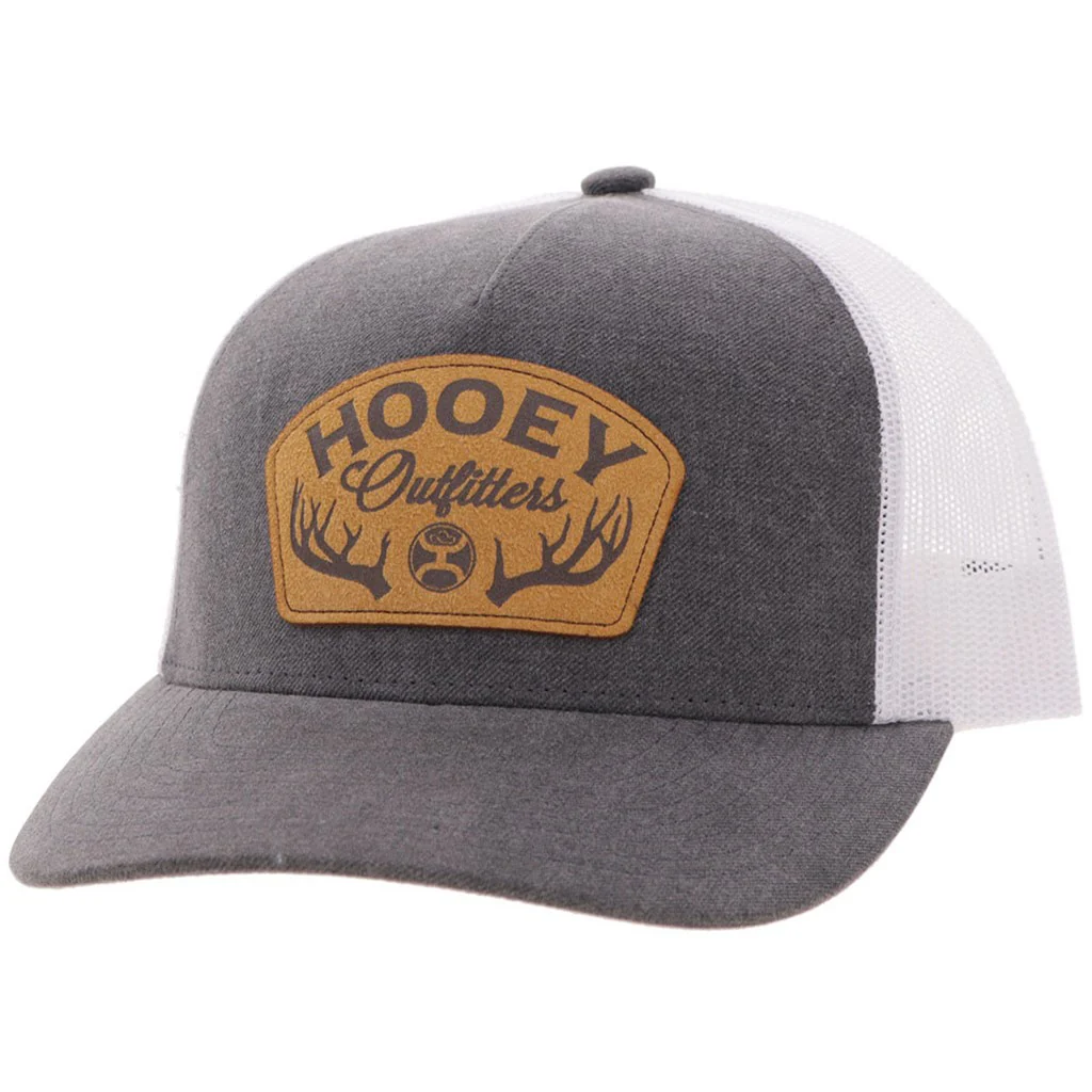 Hooey - Mens Outfitters Camo 5-Panel Trucker Cap With Patch