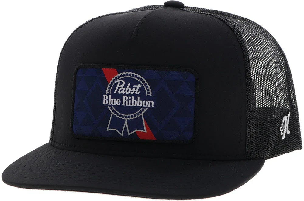 Hooey - Mens Pabst Ribbon 5-Panel Trucker Cap With Rectangle Patch - Image 2