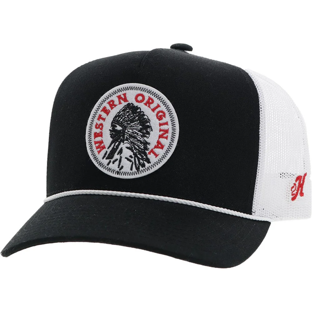 Hooey - Mens Quanah 5-Panel Trucker Cap With Circle Patch