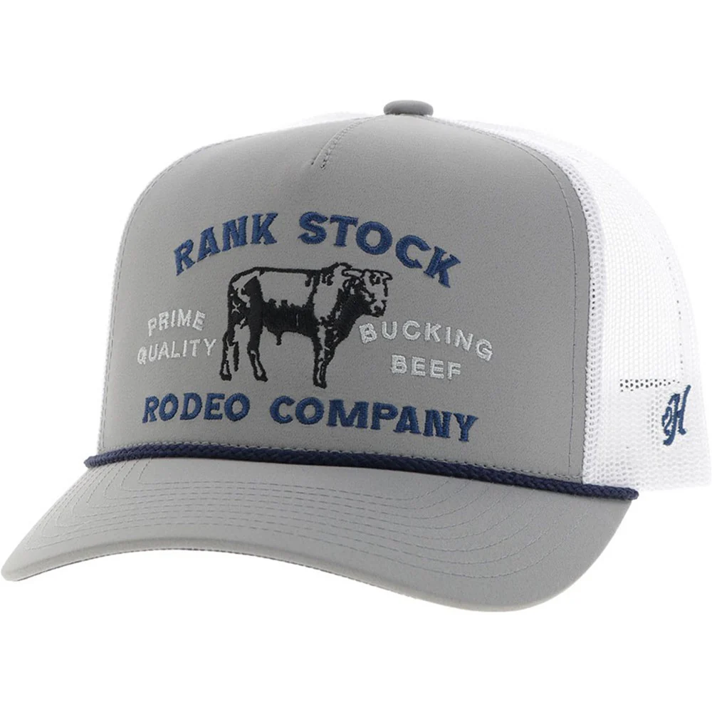 Hooey - Mens Rank Stock 5-Panel Trucker Cap With Stitching - Image 10