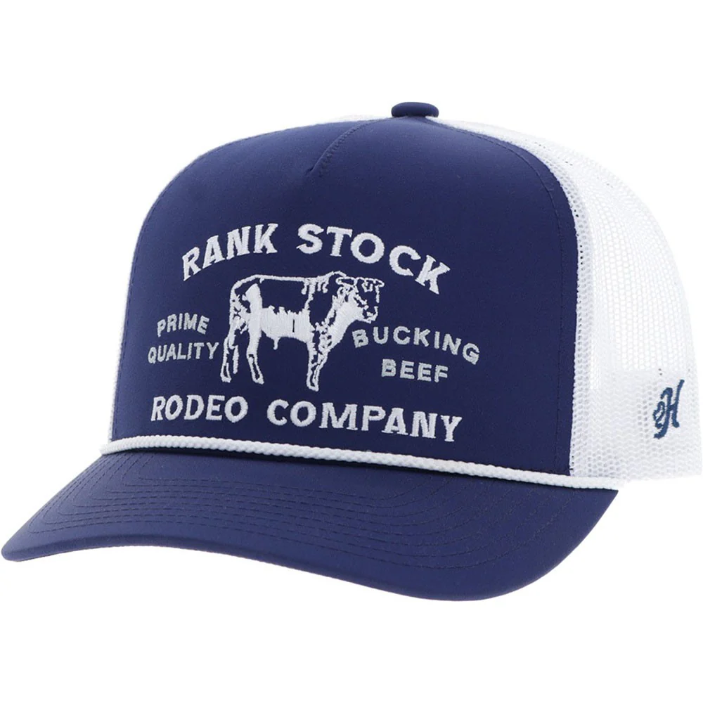 Hooey - Mens Rank Stock 5-Panel Trucker Cap With Stitching - Image 11