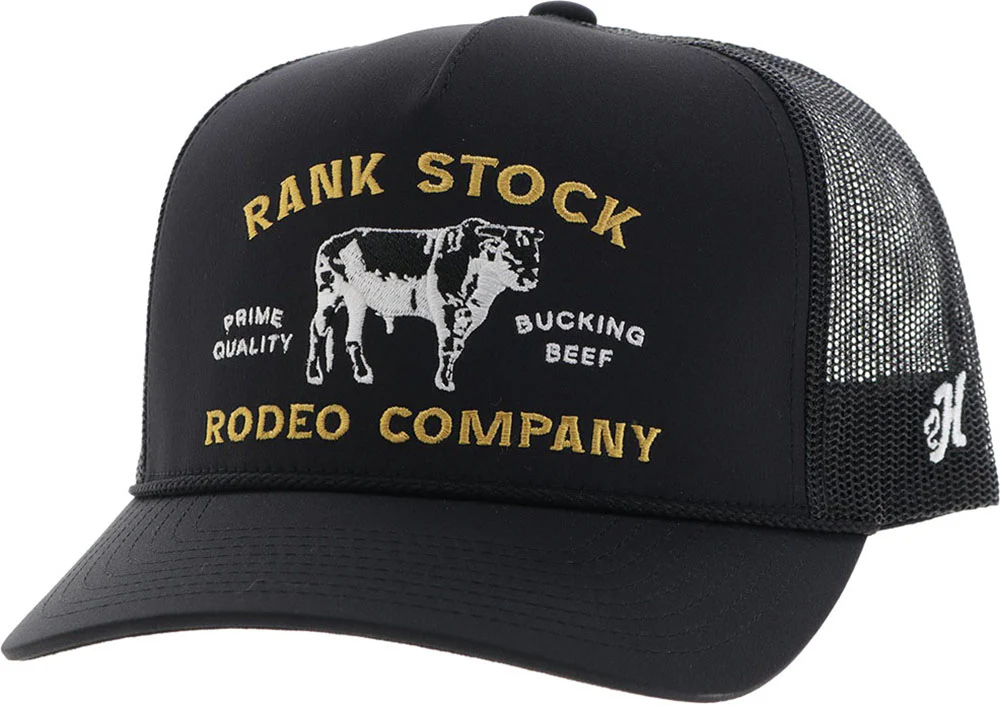Hooey - Mens Rank Stock 5-Panel Trucker Cap With Stitching - Image 5