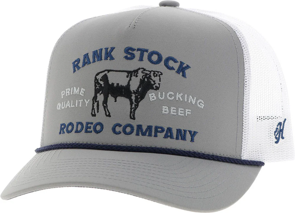 Hooey - Mens Rank Stock 5-Panel Trucker Cap With Stitching - Image 6