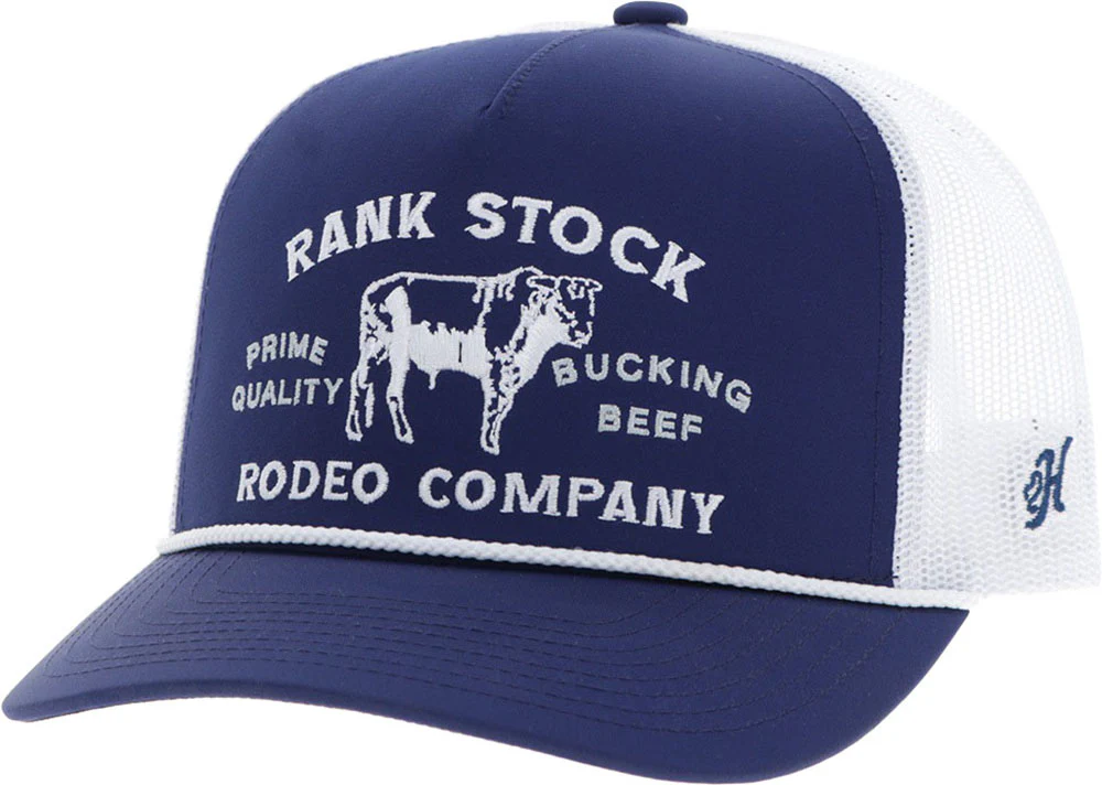 Hooey - Mens Rank Stock 5-Panel Trucker Cap With Stitching - Image 7