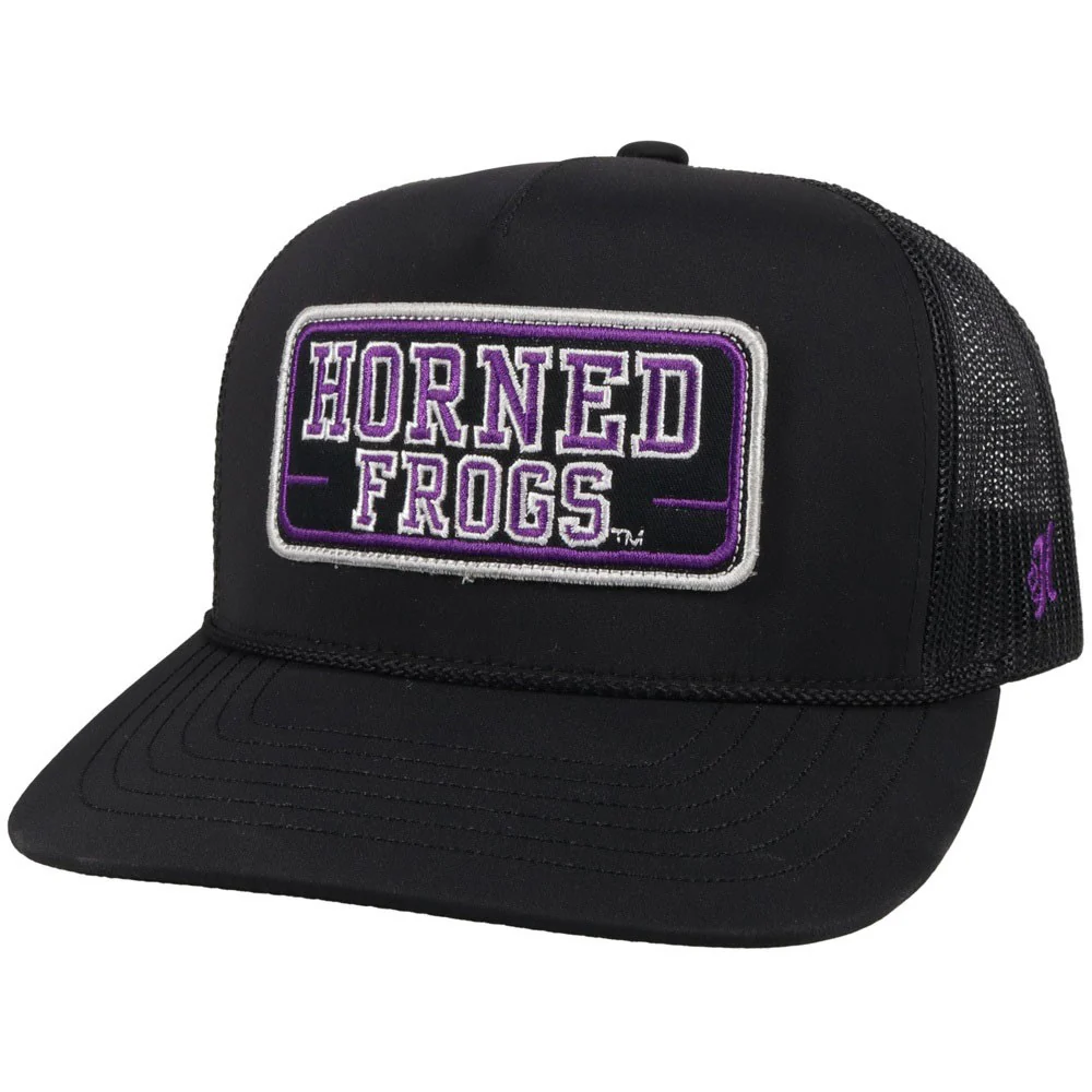 Hooey - Mens Tcu 5-Panel Trucker Cap With Rectangle Patch