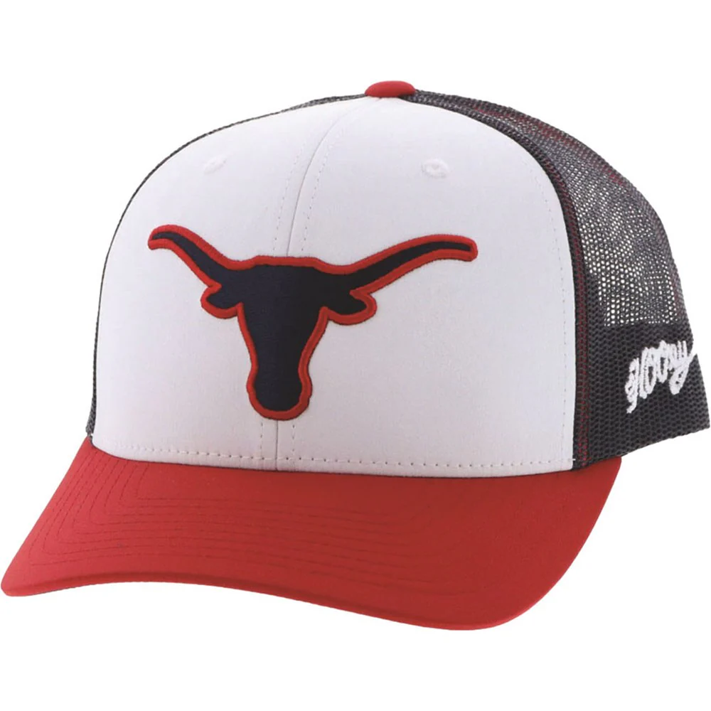 Hooey - Mens Ut 6-Panel Trucker Cap With Longhorn - Image 2