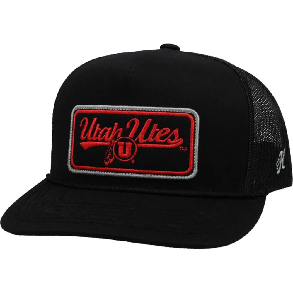 Hooey - Mens Utah 5-Panel Trucker Cap With Rectangle Patch - Image 2