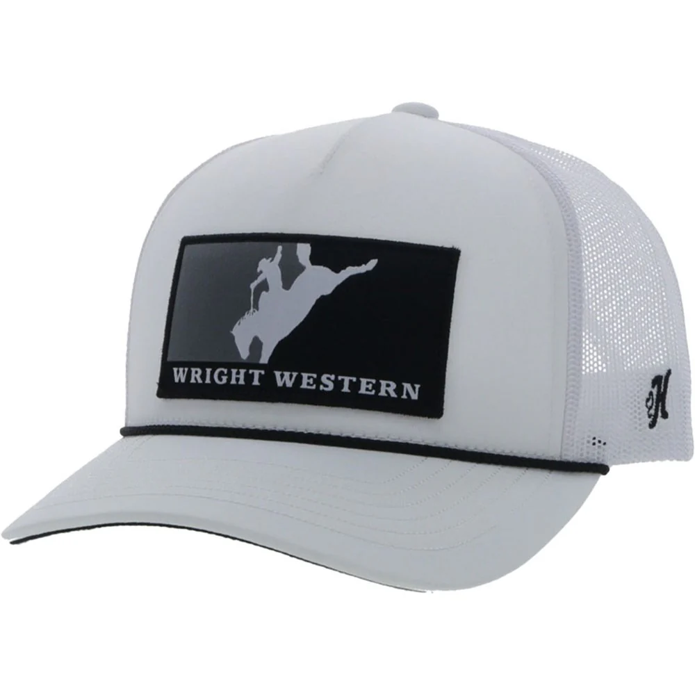 Hooey - Mens Wright Brothers 6-Panel Trucker Cap With Rectangle Patch