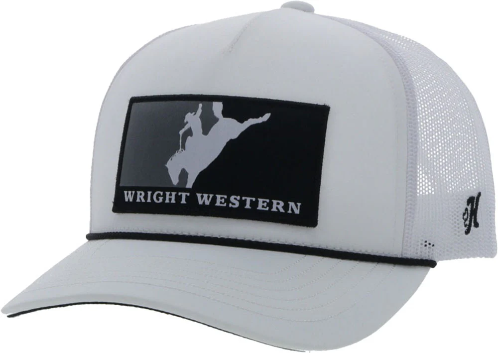 Hooey - Mens Wright Brothers 6-Panel Trucker Cap With Rectangle Patch - Image 2
