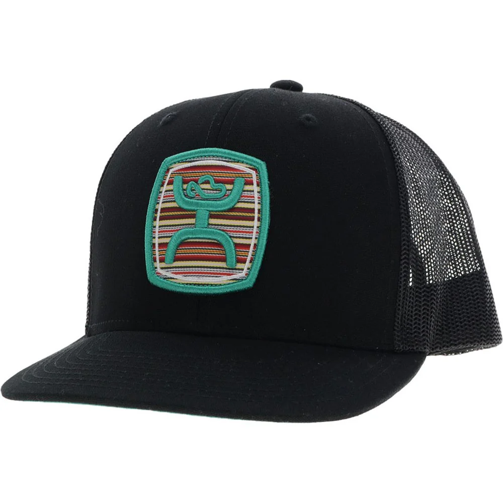 Hooey - Mens Zenith 6-Panel Trucker Cap With Serape Pattern Patch