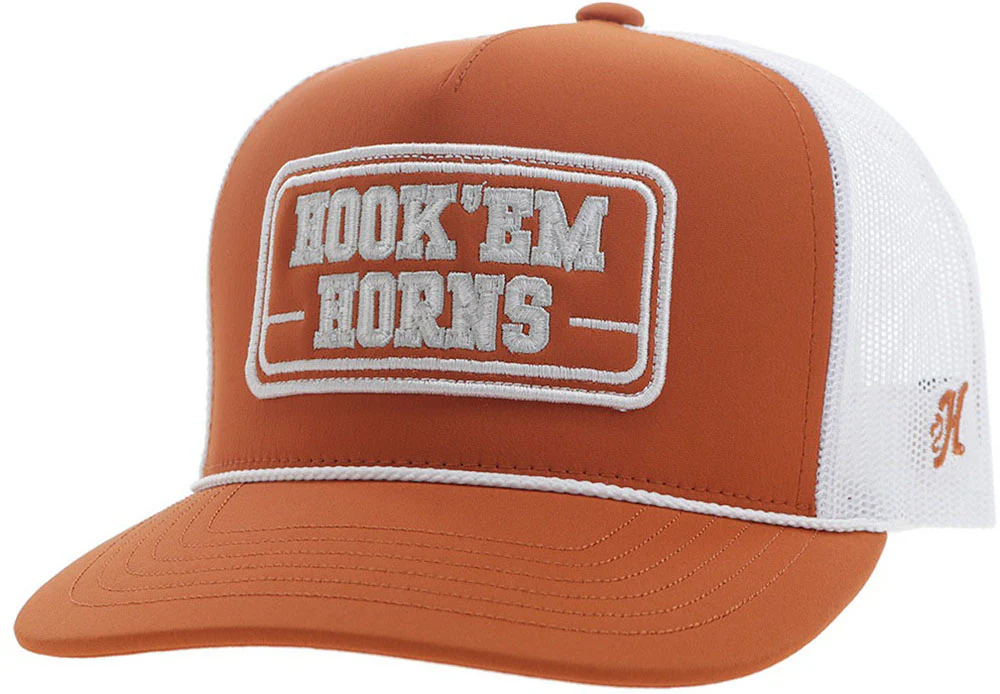 Hooey - Unisex Ut 5-Panel Trucker Cap With Rectangle Patch - Image 2