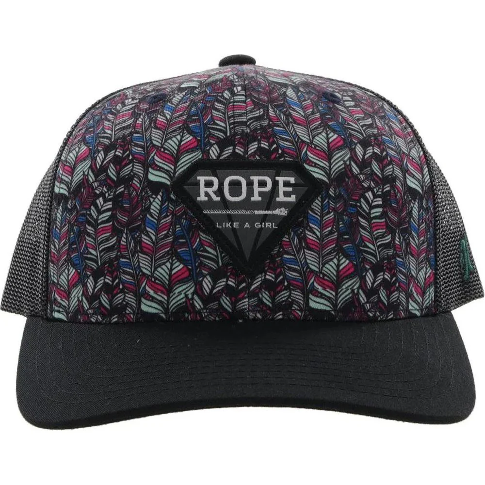 Hooey - Womens Rope Like A 6-Panel Trucker Cap With Patch - Image 7
