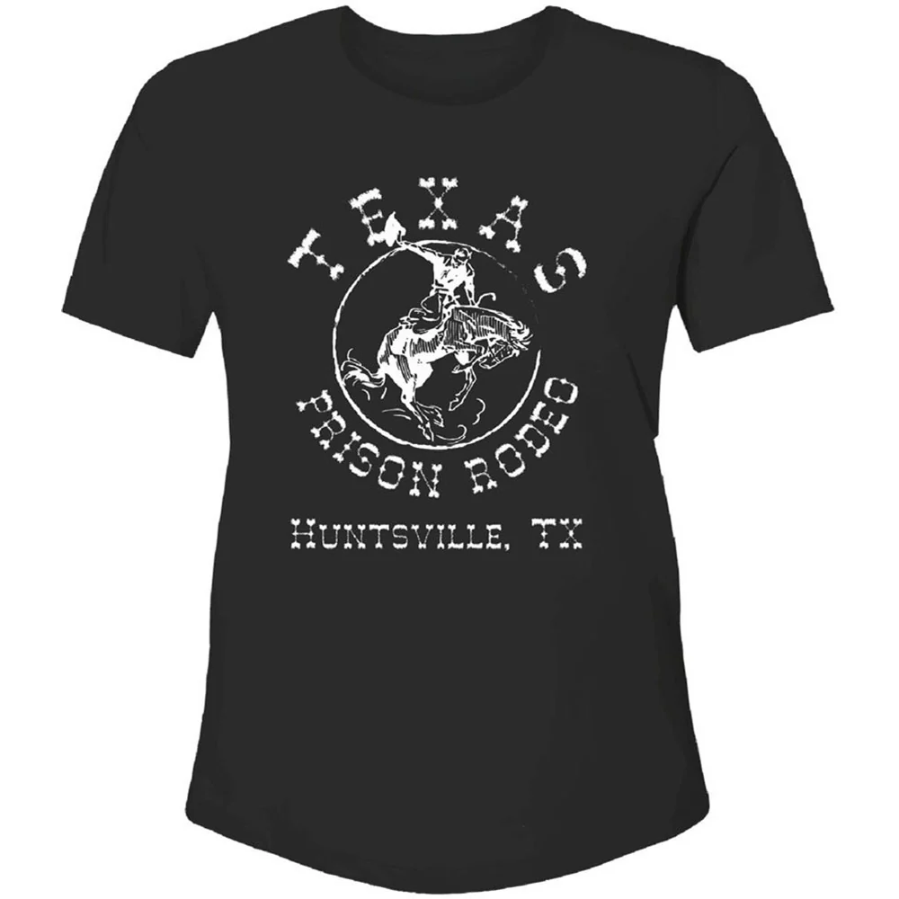 Hooey - Womens Texas Prison Rodeo Ladies. Crew Neck Short Sleeve T-Shirt With Logo In - Image 2