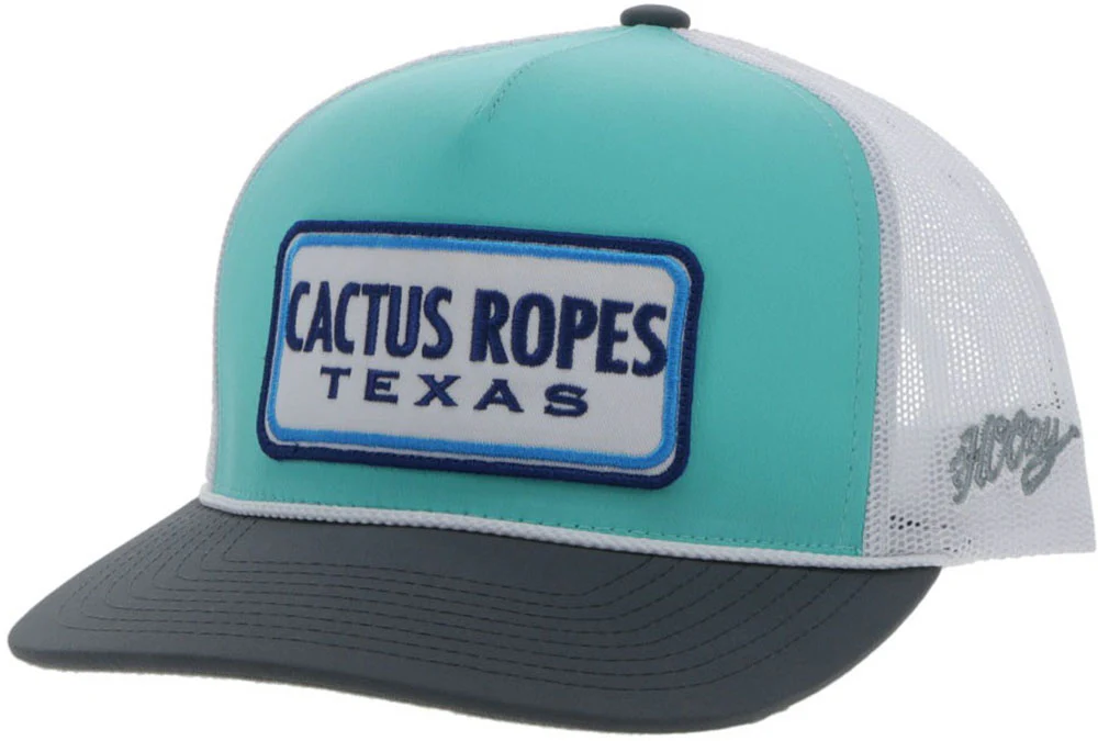 Hooey - Youth Cr89 Mint 5-Panel Trucker Cap With Rectangle Patch - Image 2