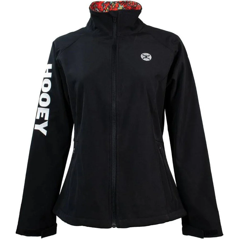 Hooey - Youth Softshell Jacket Full Zip With Floral Print Lining