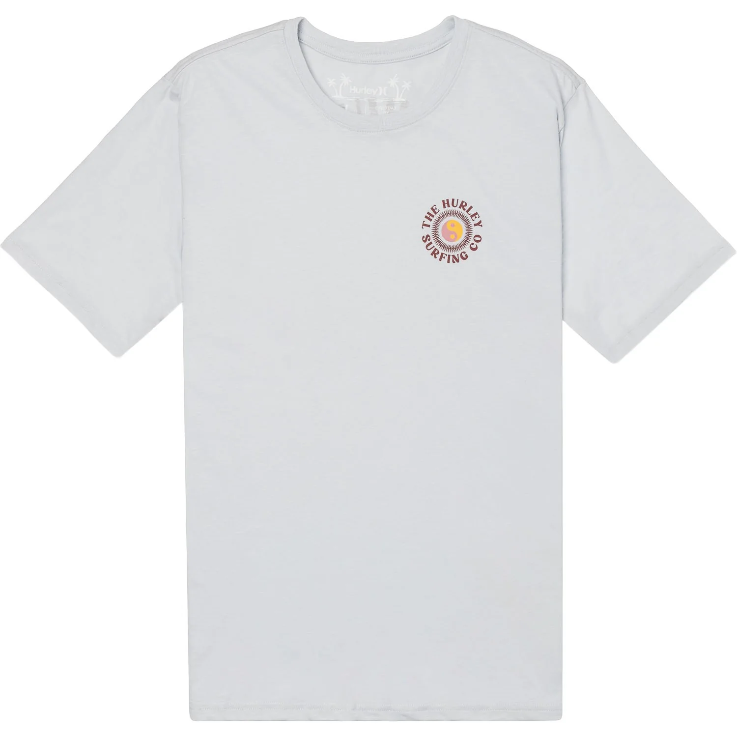 Hurley - Mens Evd H2O-Dri Kelp Circle Slub Short Sleeve T-Shirt - Image 3