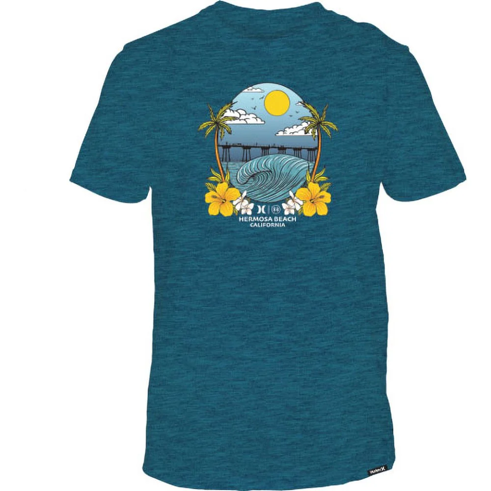 Hurley - Mens Evd Pier Bowl Hermosa Short Sleeve T-Shirt - Image 6