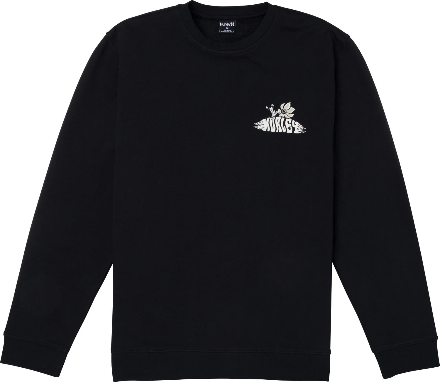 Hurley - Mens Flower Fish Crew - Image 2