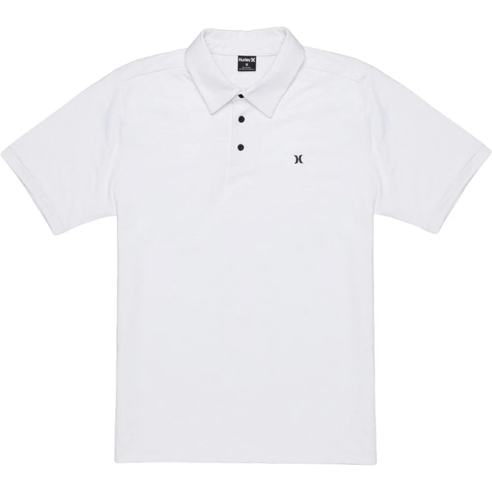 Hurley - Mens Icon Slub Short Sleeve Polo - Image 3
