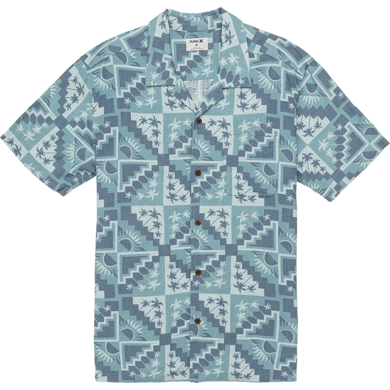 Hurley - Mens Laguna Camp Short Sleeve Shirt