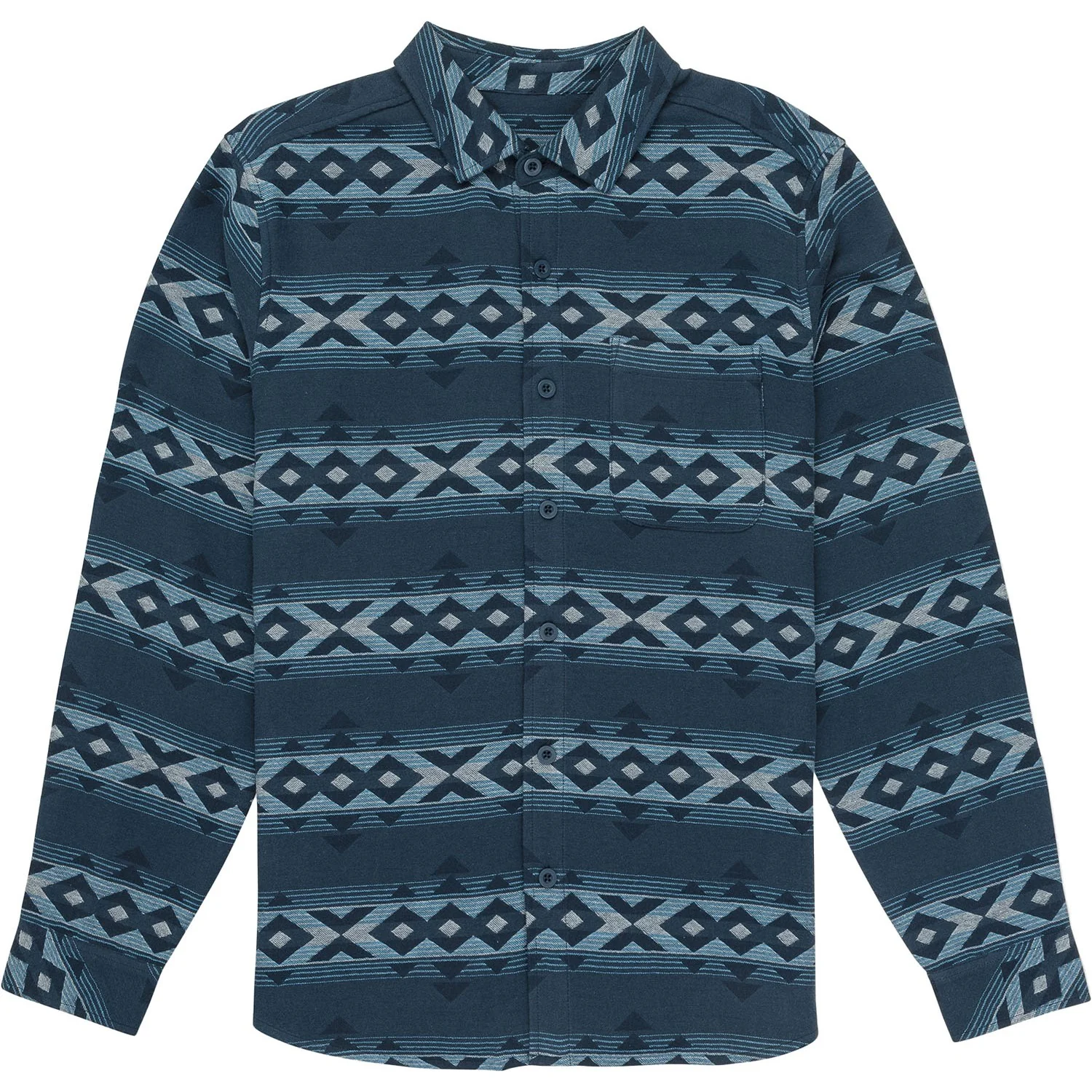 Hurley - Mens Portland Jacquard Flannel Long Sleeve Woven Shirt - Image 2