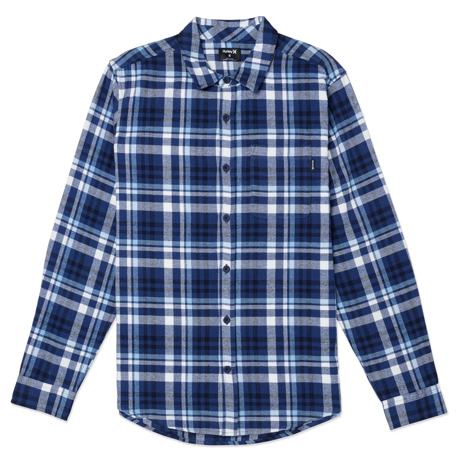Hurley - Mens Portland Organic Flannel Long Sleeve Woven Shirt - Image 5