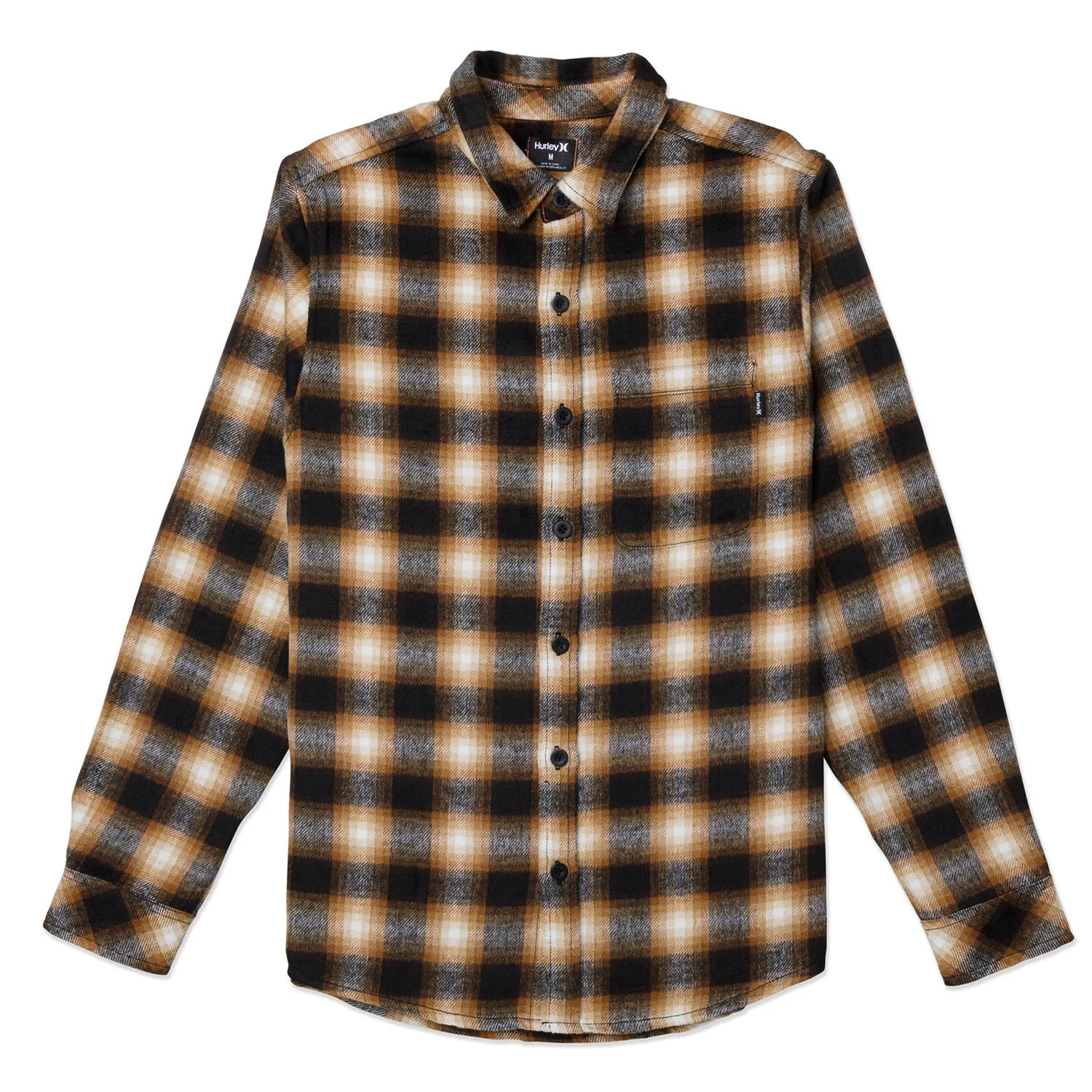 Hurley - Mens Portland Wool Flannel Woven Shirt