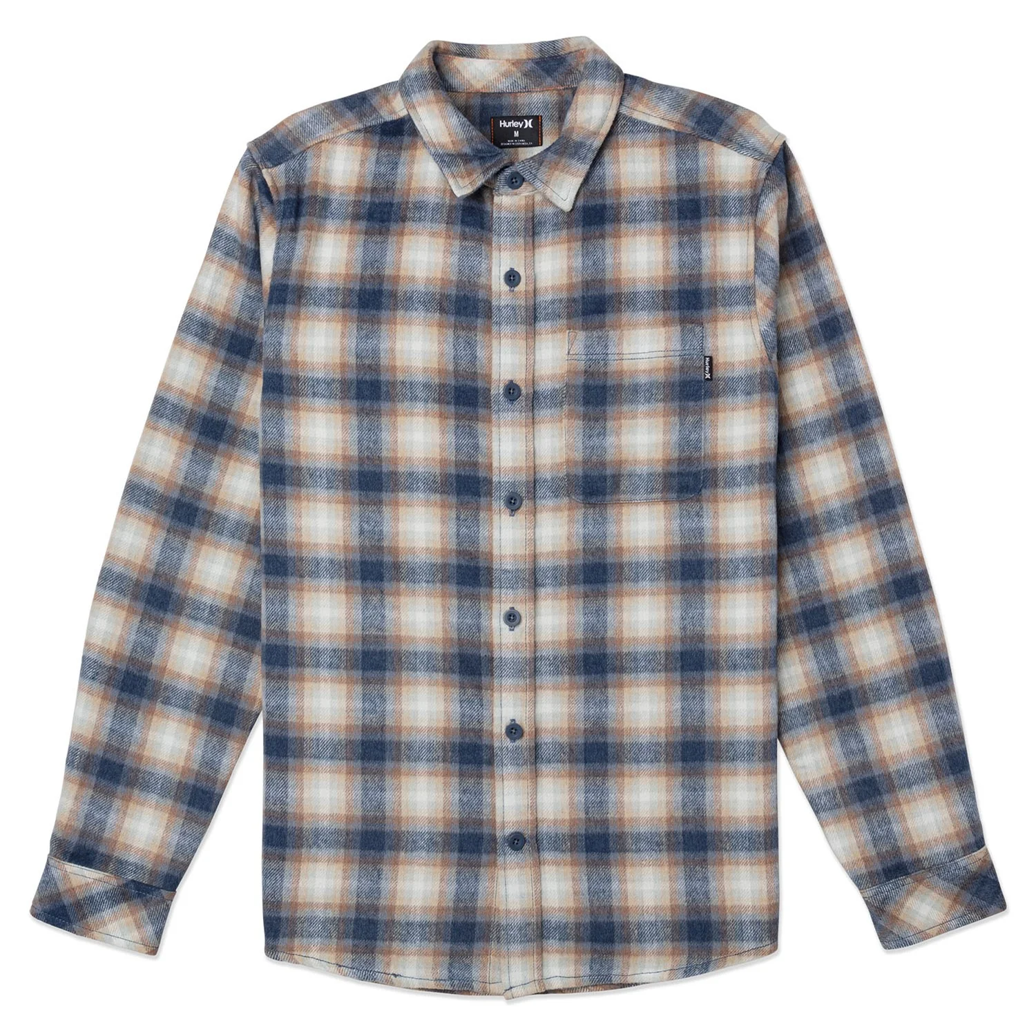 Hurley - Mens Portland Wool Flannel Woven Shirt - Image 2