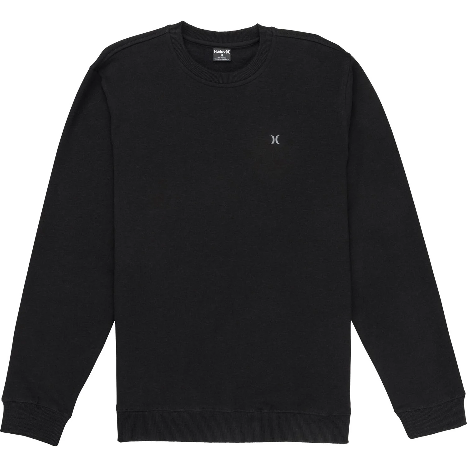 Hurley - Mens Slub Crew Neck Sweatshirt - Image 2