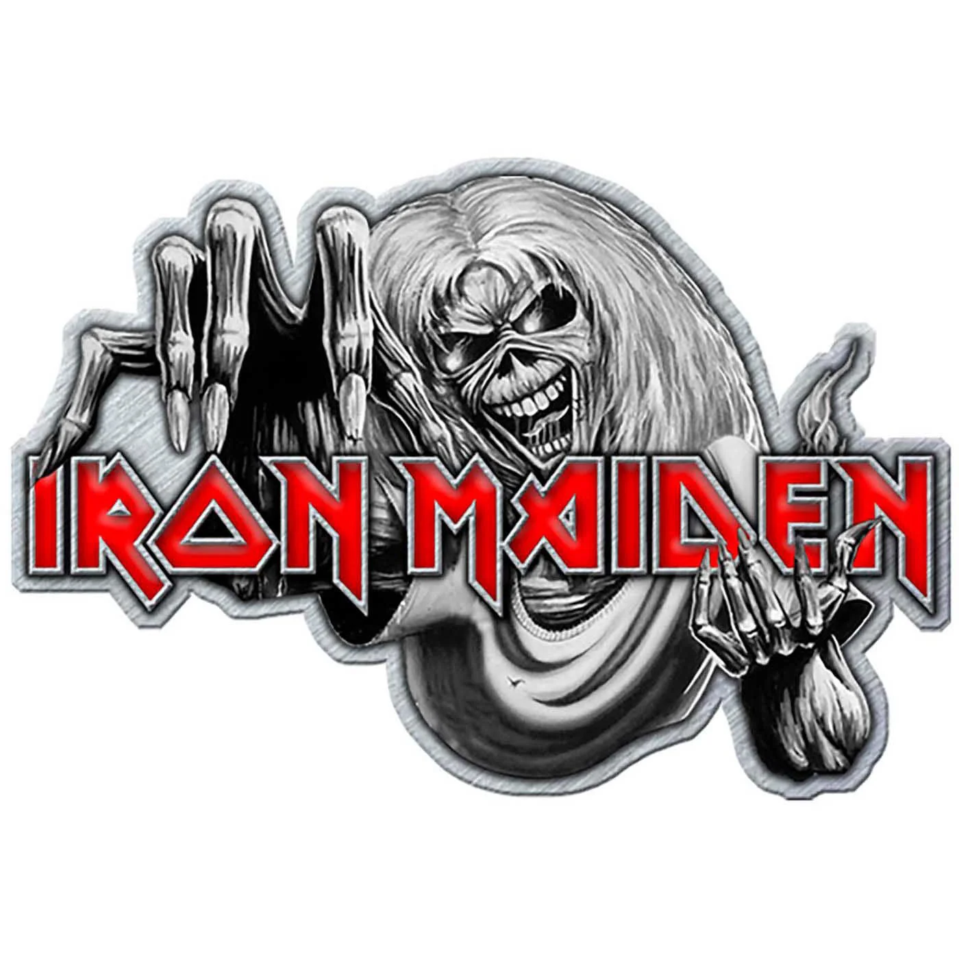 Iron Maiden - Unisex Number Of The Beast Pin Badge - Image 2