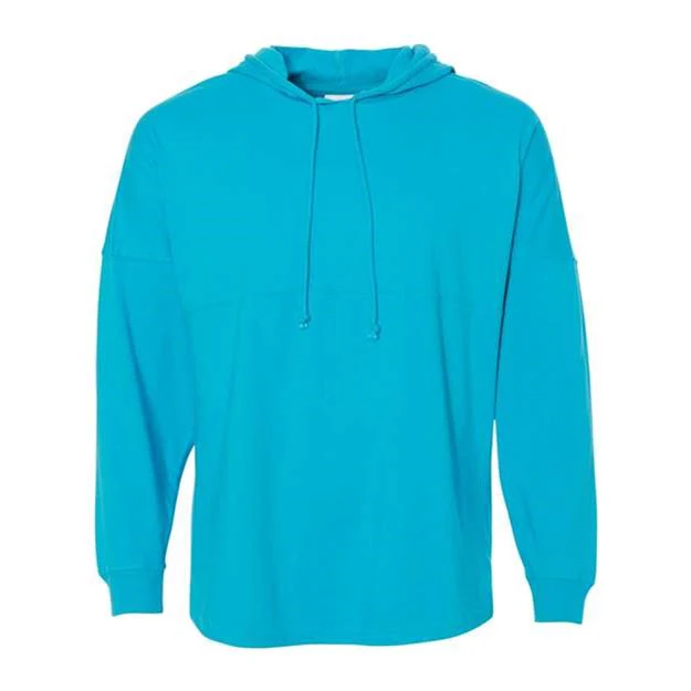 J. America - Mens 8228 Hooded Game Day Jersey T-Shirt - Image 2