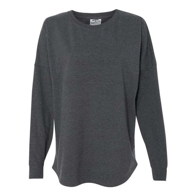 J. America - Mens 8229 Unisex Game Day Jersey Long Sleeve T-Shirt - Image 3
