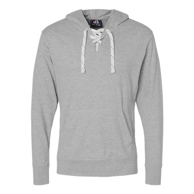 J. America - Mens 8231 Jersey Sport Lace Hooded Pullover - Image 10