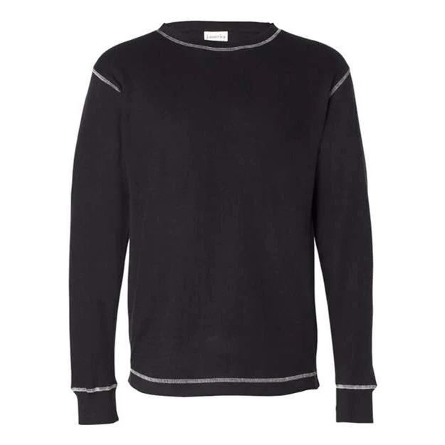 J. America - Mens 8238 Vintage Thermal Long Sleeve T-Shirt - Image 7